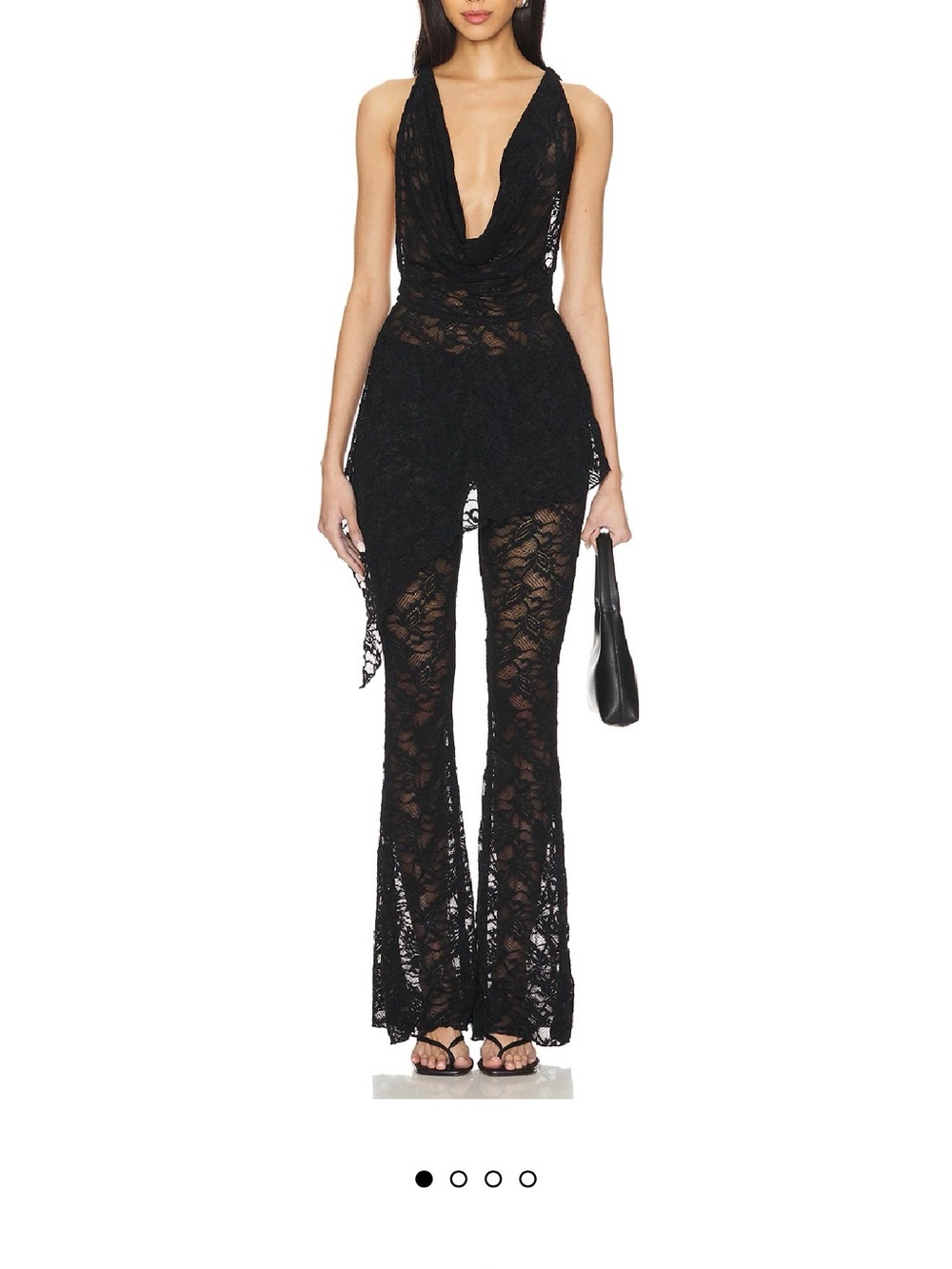 superdown Black Lace Colson Pant Set - NWT!
